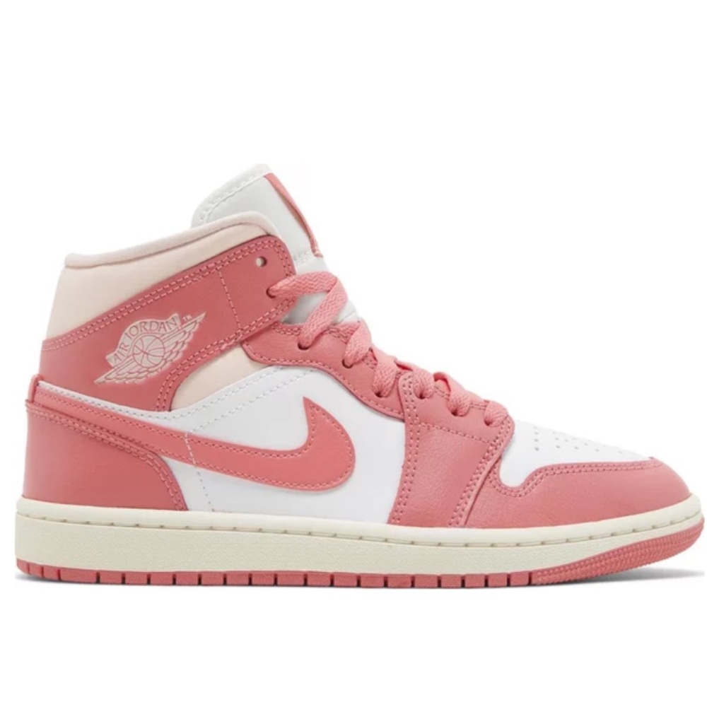 Wmns Air Jordan 1 Mid 'Strawberries and Cream'